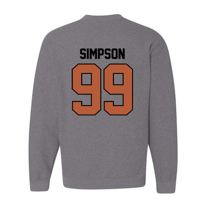 Texas - NCAA Softball : Sophia Simpson - Crewneck Sweatshirt Sports Shersey