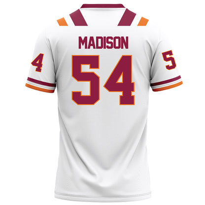 Virginia Tech - NCAA Football : Malachi Madison - Football Jersey White
