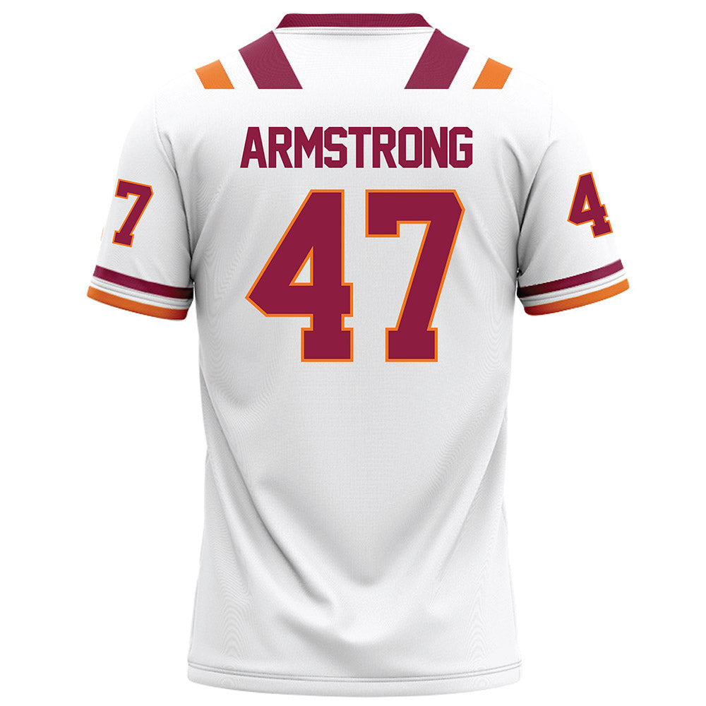 Virginia Tech - NCAA Football : Griffin Armstrong - Football Jersey White