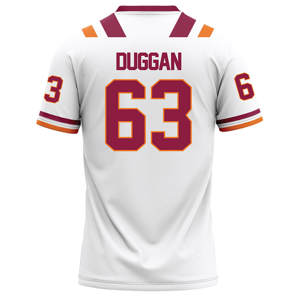 Virginia Tech - NCAA Football : Griffin Duggan - Football Jersey White