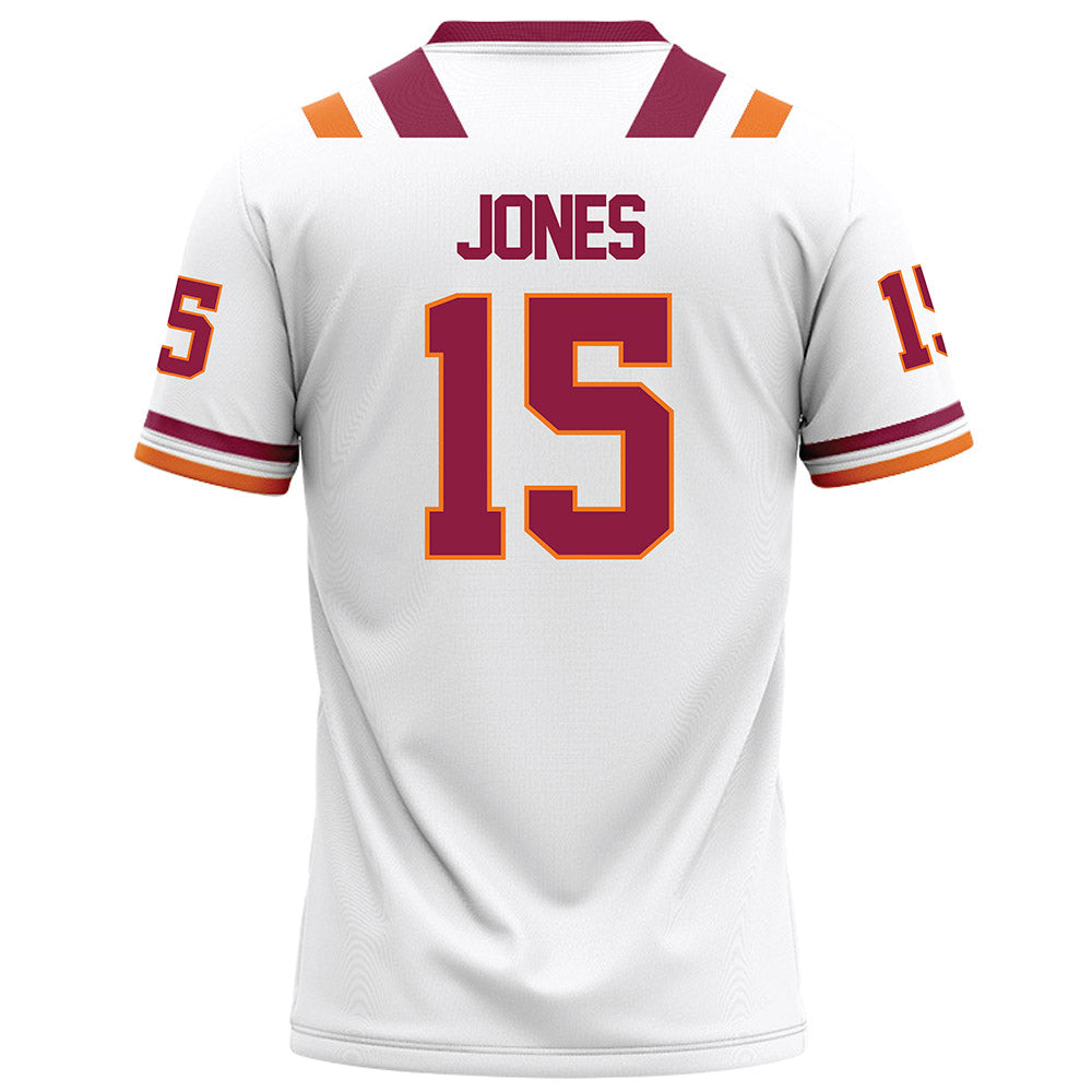 Virginia Tech - NCAA Football : Jaylen Jones - Football Jersey White