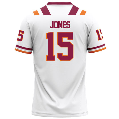Virginia Tech - NCAA Football : Jaylen Jones - Football Jersey White