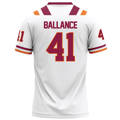 Virginia Tech - NCAA Football : George Ballance - Football Jersey White