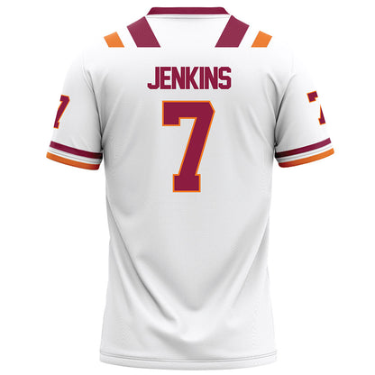 Virginia Tech - NCAA Football : Keonta Jenkins - Football Jersey White