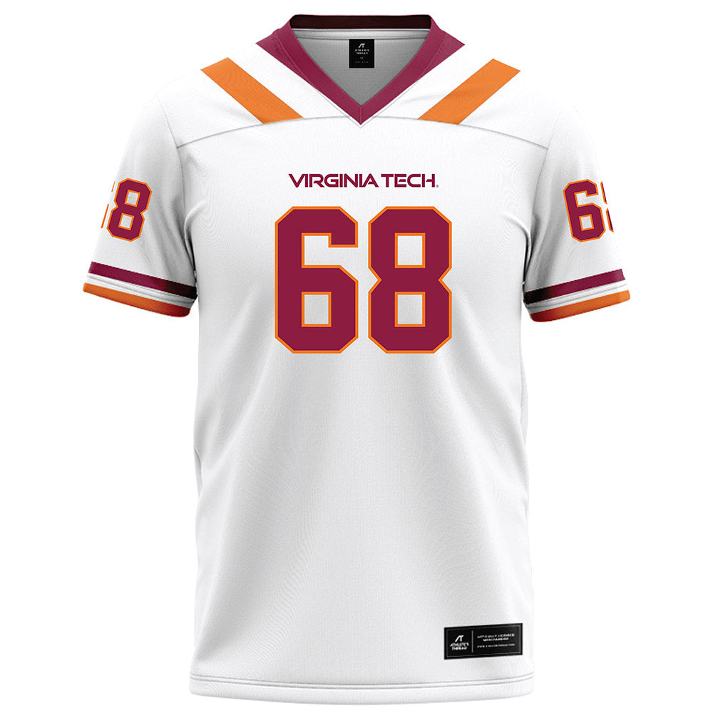 Virginia Tech - NCAA Football : Kaden Moore - Football Jersey White