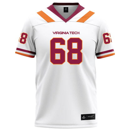 Virginia Tech - NCAA Football : Kaden Moore - Football Jersey White