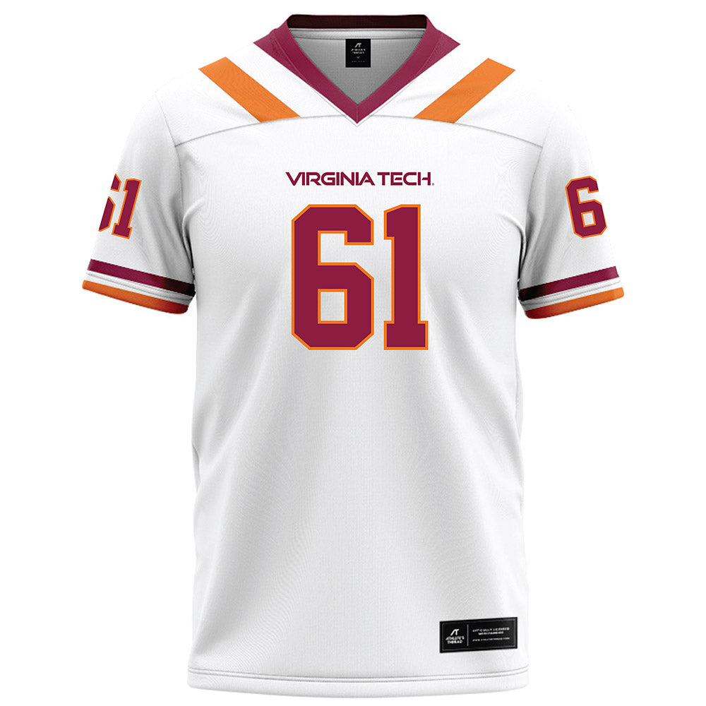 Virginia Tech - NCAA Football : Braelin Moore - Football Jersey White
