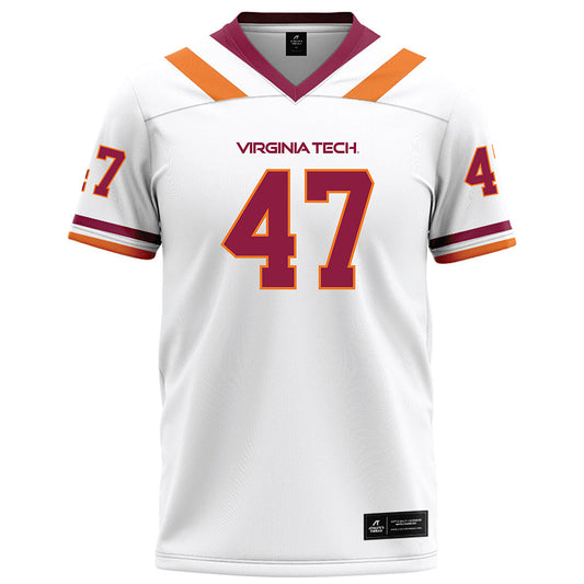Virginia Tech - NCAA Football : Griffin Armstrong - Football Jersey White