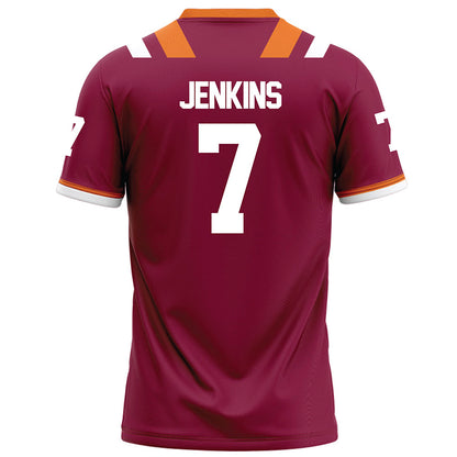 Virginia Tech - NCAA Football : Keonta Jenkins - Football Jersey Maroon