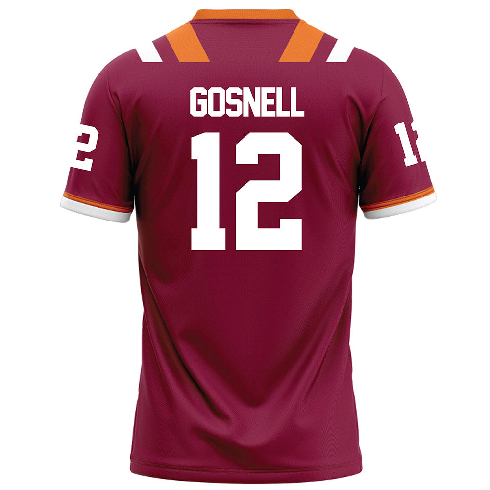 Virginia Tech - NCAA Football : Stephen Gosnell - Football Jersey Maroon