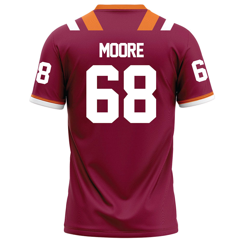 Virginia Tech - NCAA Football : Kaden Moore - Football Jersey Maroon