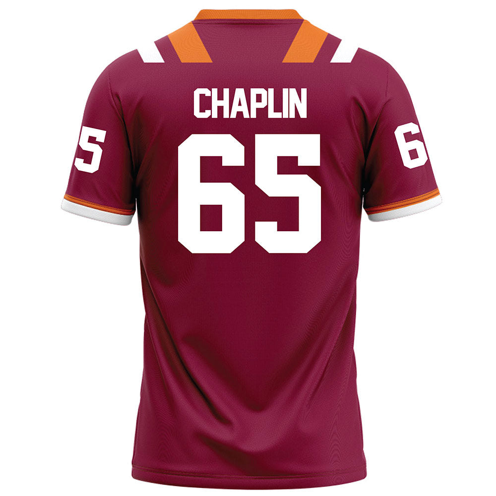 Virginia Tech - NCAA Football : Xavier Chaplin - Football Jersey Maroon