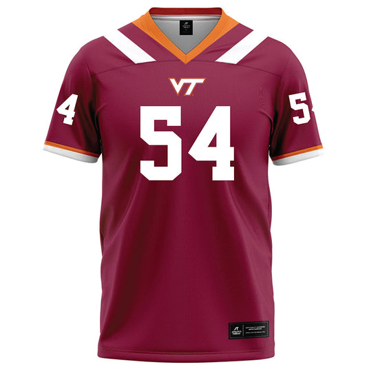 Virginia Tech - NCAA Football : Malachi Madison - Football Jersey Maroon