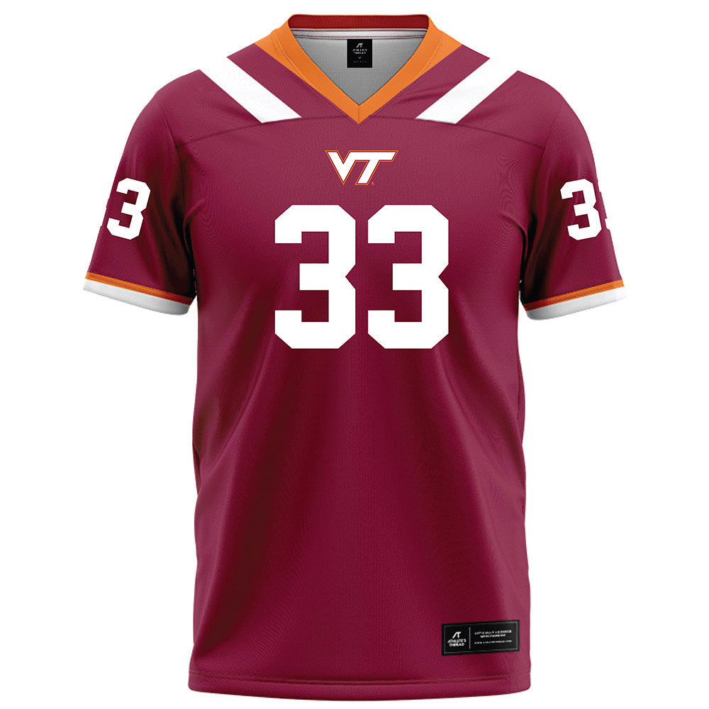 Virginia Tech - NCAA Football : Miles Ellis - Football Jersey Maroon