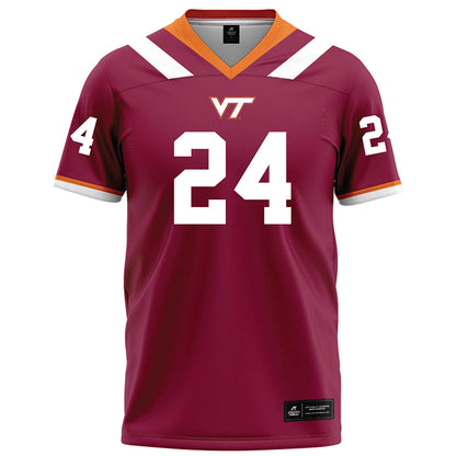Virginia Tech - NCAA Football : Malachi Thomas - Football Jersey Maroon