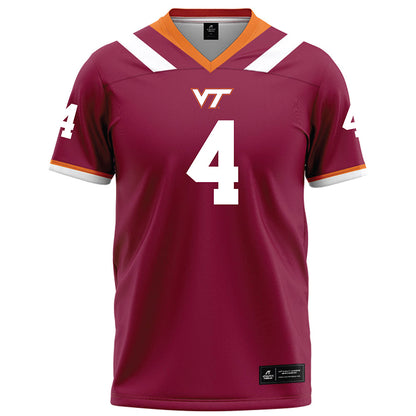 Virginia Tech - NCAA Football : Chance Fitzgerald - Football Jersey Maroon