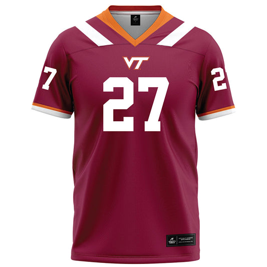 Virginia Tech - NCAA Football : Tyler Childress - Football Jersey Maroon