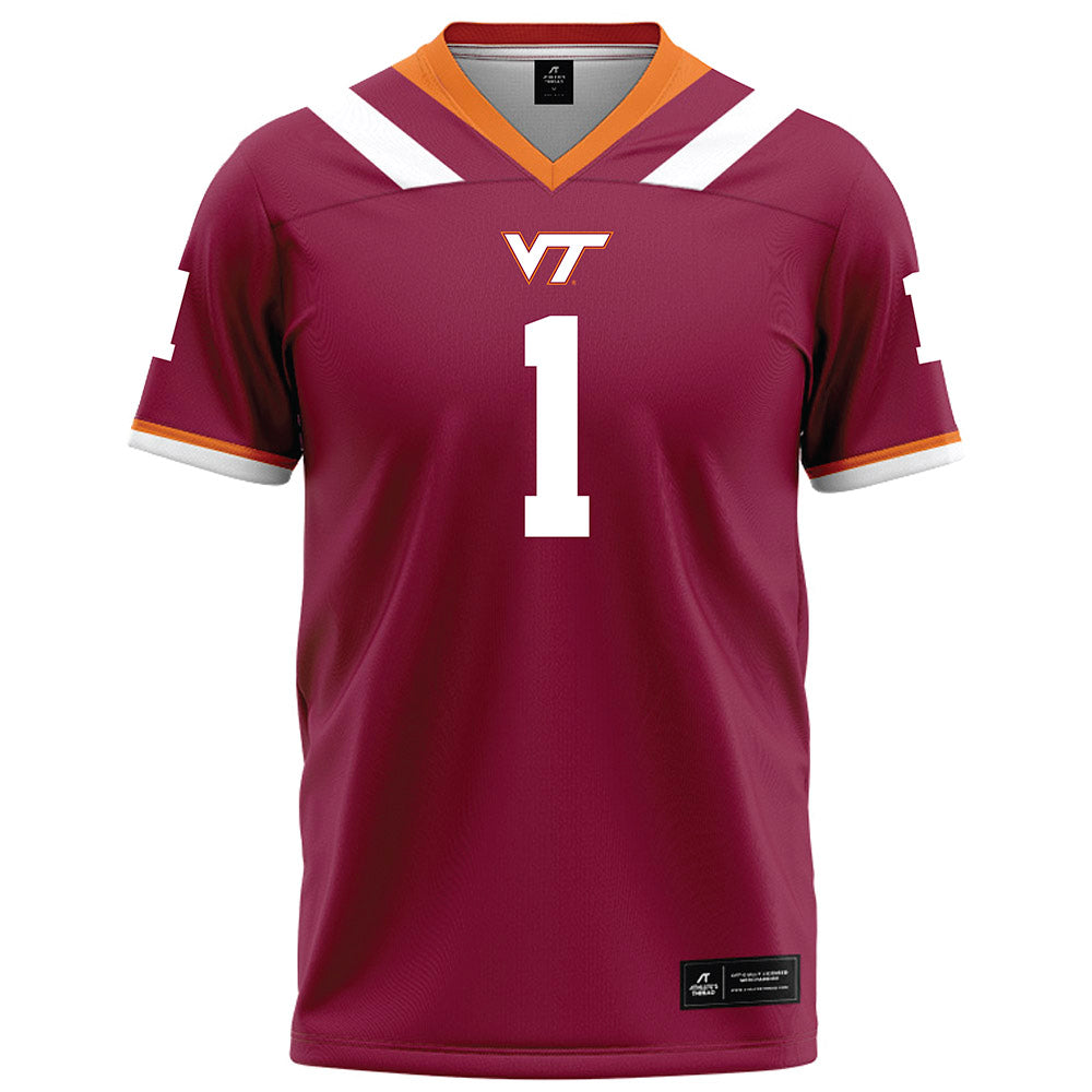 Virginia Tech - NCAA Football : Kyron Drones - Football Jersey Maroon