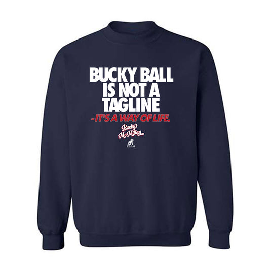 Samford - NCAA Men's Basketball : Bucky McMillan - Crewneck Sweatshirt Individual Caricature