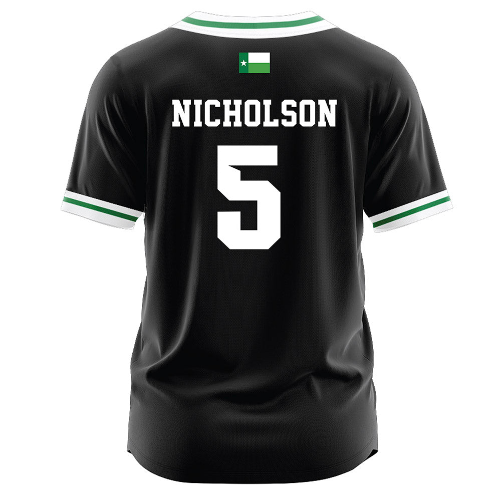 North Texas - NCAA Softball : Rylee Nicholson - Softball Jersey Black