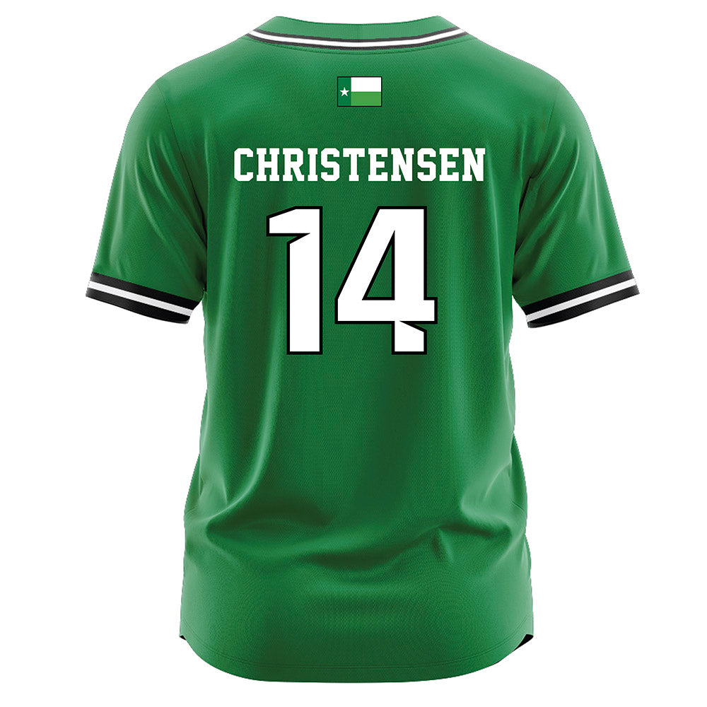 North Texas - NCAA Softball : Kalei Christensen - Softball Jersey Green