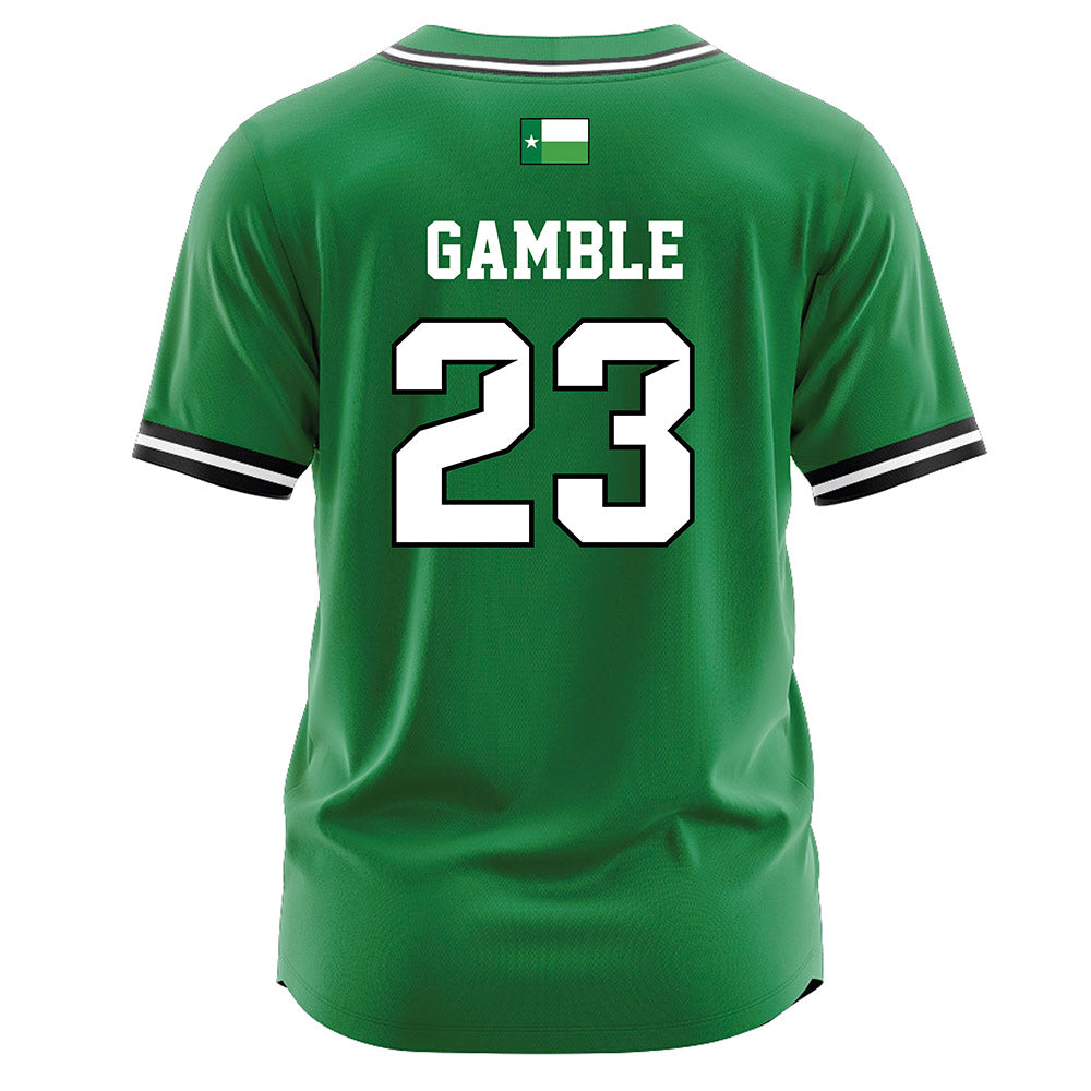 North Texas - NCAA Softball : Kailey Gamble - Softball Jersey Green