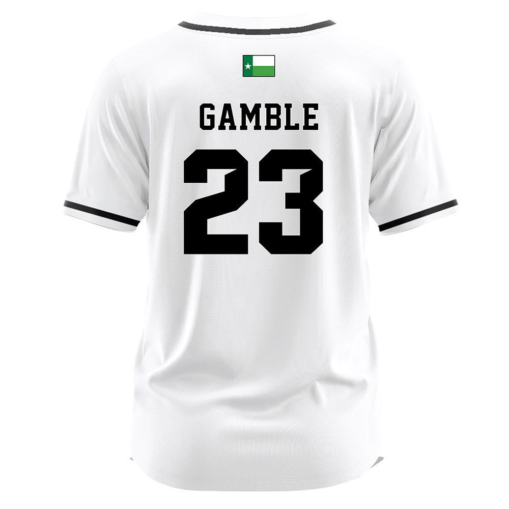 North Texas - NCAA Softball : Kailey Gamble - Softball Jersey White