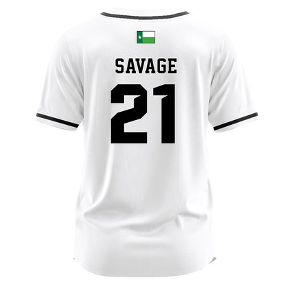 North Texas - NCAA Softball : Skylar Savage - Softball Jersey White