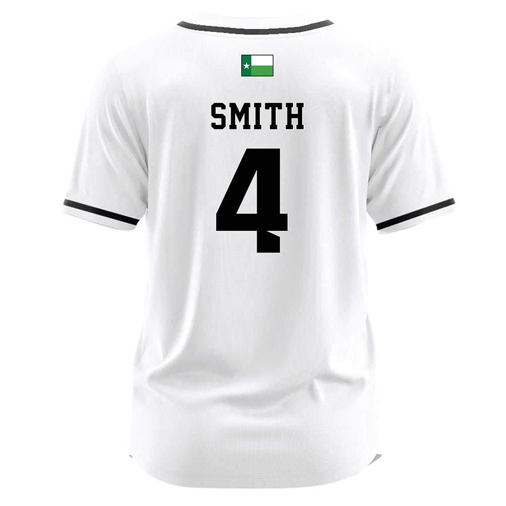 North Texas - NCAA Softball : Mikayla smith - Softball Jersey White