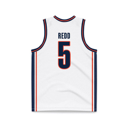 Illinois - NCAA Men's Basketball : AJ Redd - Basketball Jersey White