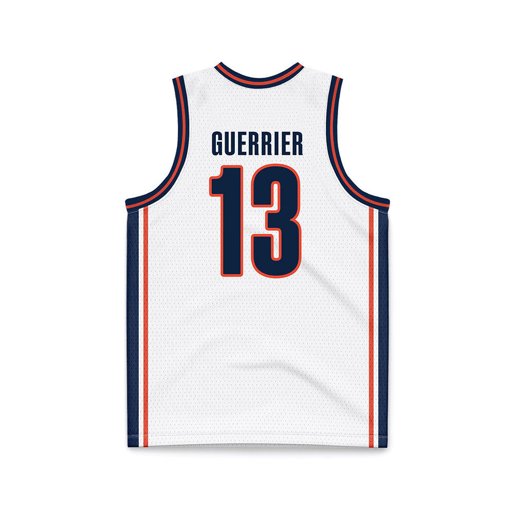 Illinois - NCAA Men's Basketball : Quincy Guerrier - Basketball Jersey White