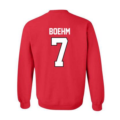 Texas Tech - NCAA Baseball : Garet Boehm - Crewneck Sweatshirt Classic Shersey