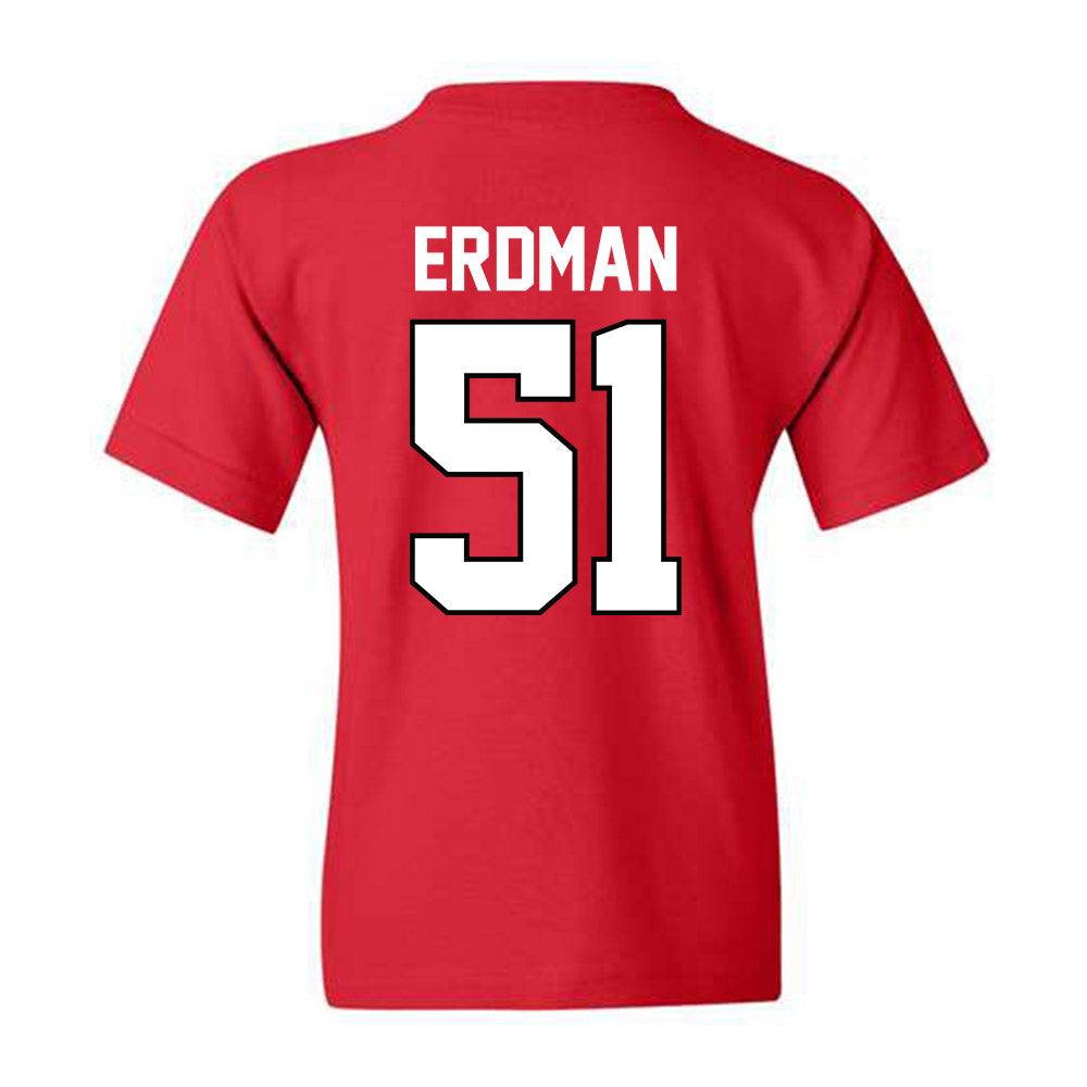 Texas Tech - NCAA Baseball : Zach Erdman - Youth T-Shirt Classic Shersey