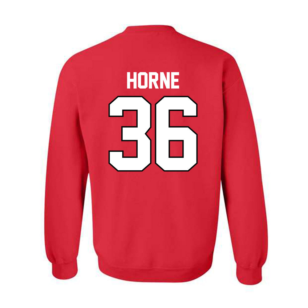 Texas Tech - NCAA Football : Justin Horne - Crewneck Sweatshirt Classic Shersey
