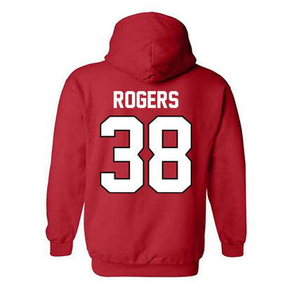 Texas Tech - NCAA Baseball : Jacob Rogers - Hooded Sweatshirt Classic Shersey