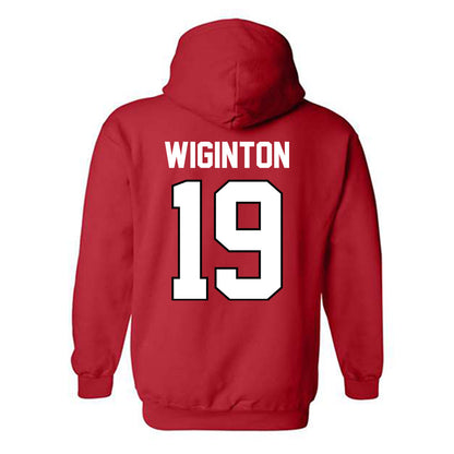 Texas Tech - NCAA Football : Haydon Wiginton - Hooded Sweatshirt Classic Shersey