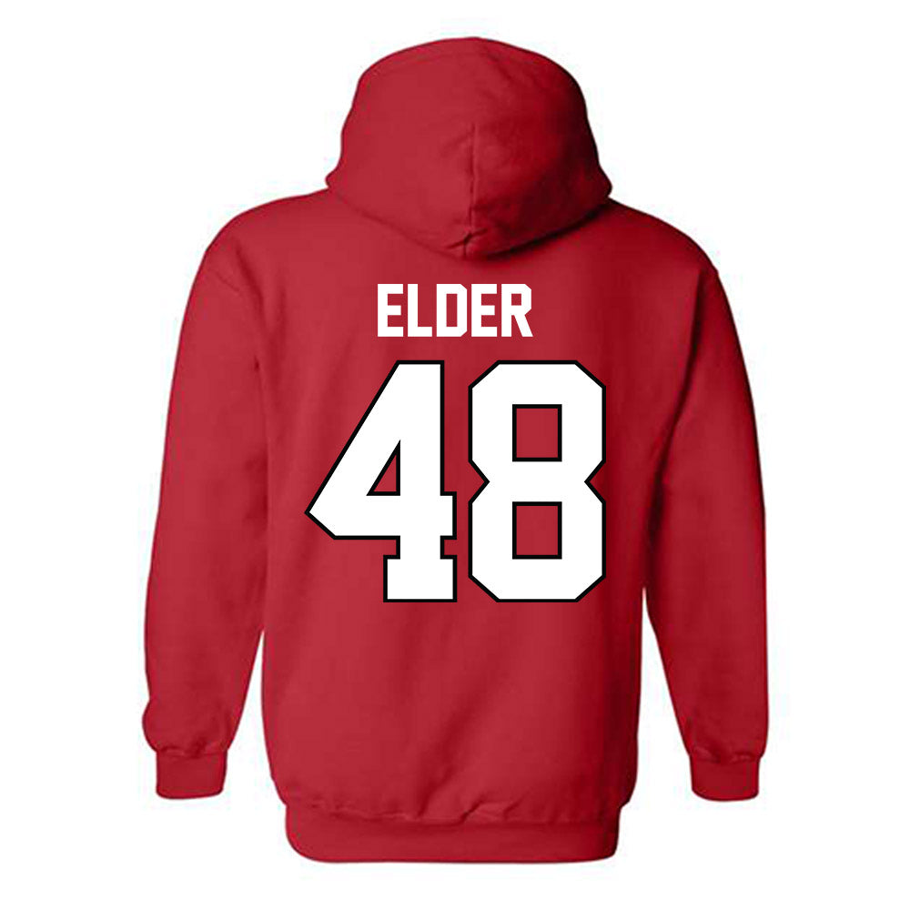Texas Tech - NCAA Football : Gage Elder - Hooded Sweatshirt Classic Shersey