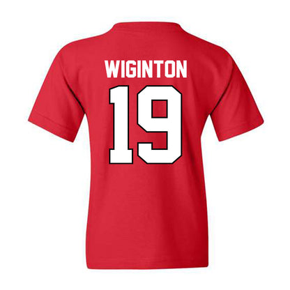 Texas Tech - NCAA Football : Haydon Wiginton - Youth T-Shirt Classic Shersey