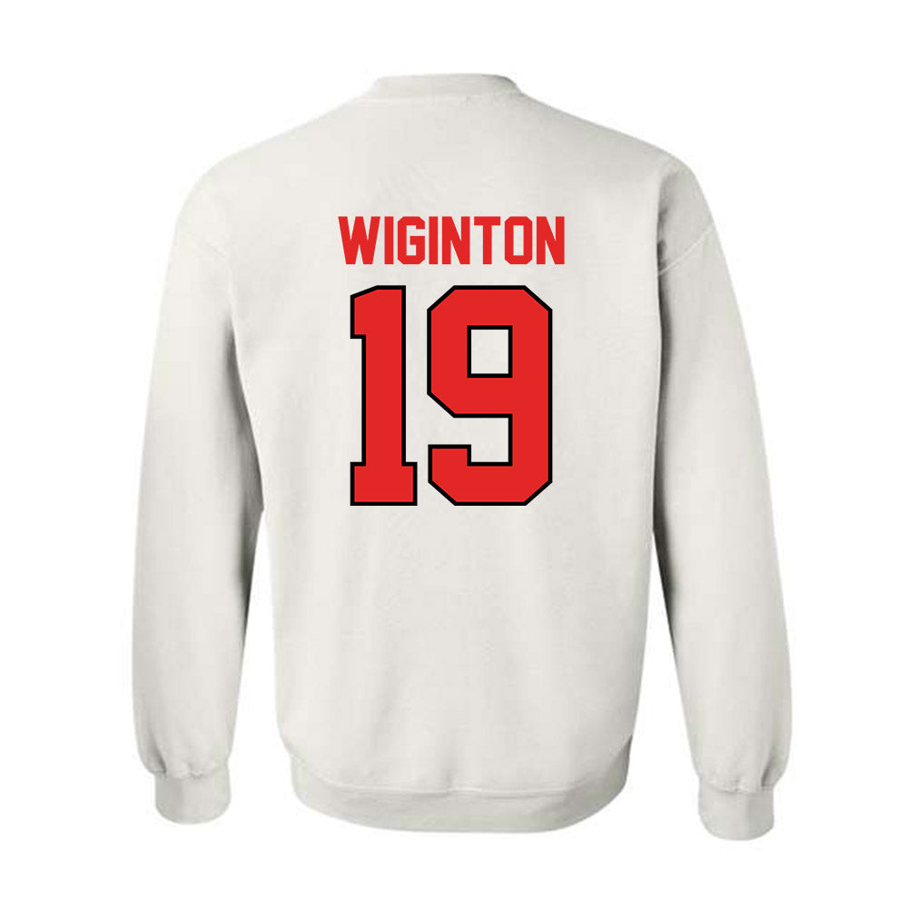 Texas Tech - NCAA Football : Haydon Wiginton - Crewneck Sweatshirt Classic Shersey