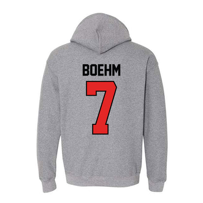 Texas Tech - NCAA Baseball : Garet Boehm - Hooded Sweatshirt Classic Shersey