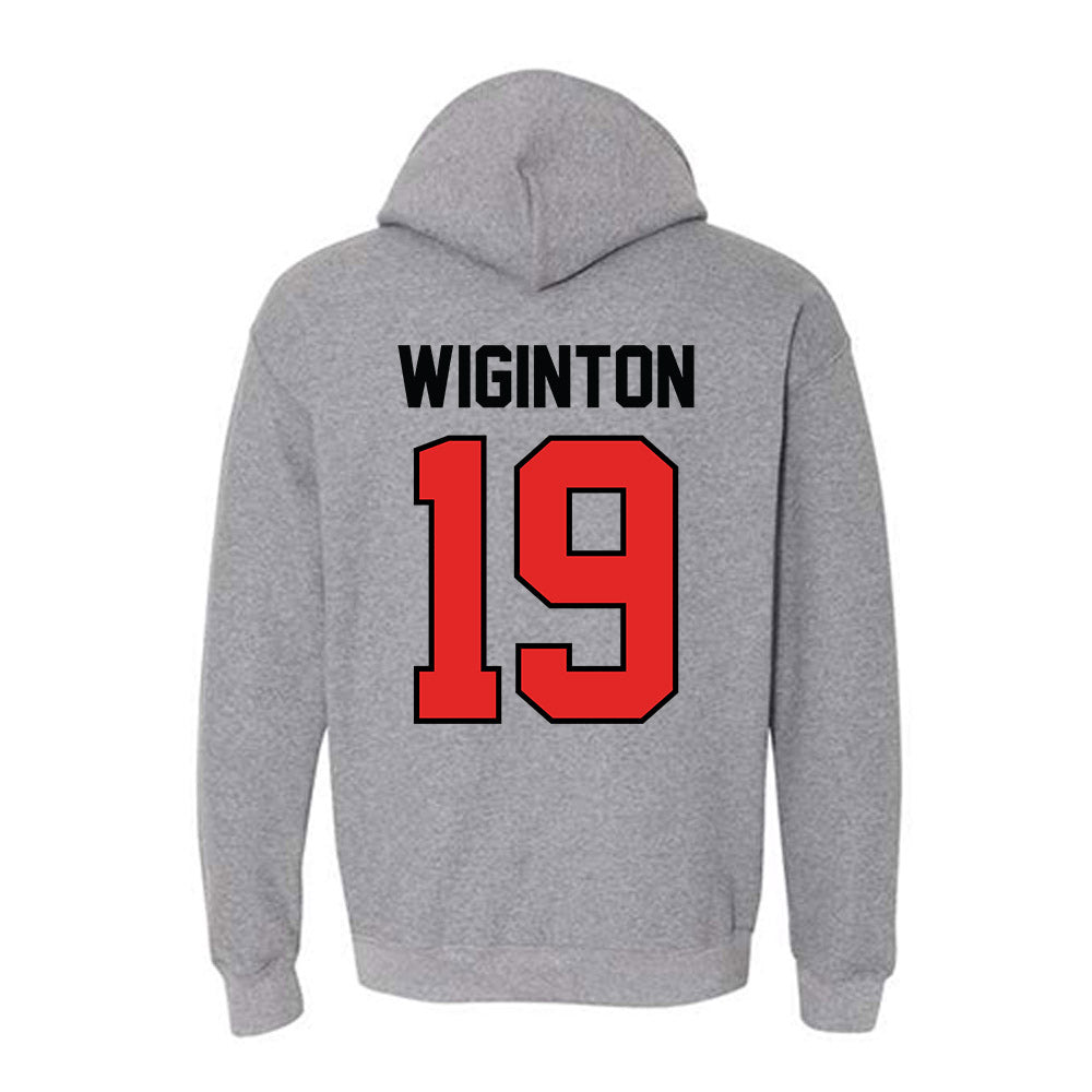 Texas Tech - NCAA Football : Haydon Wiginton - Hooded Sweatshirt Classic Shersey