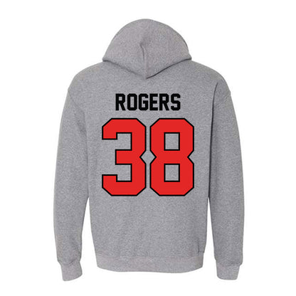 Texas Tech - NCAA Baseball : Jacob Rogers - Hooded Sweatshirt Classic Shersey