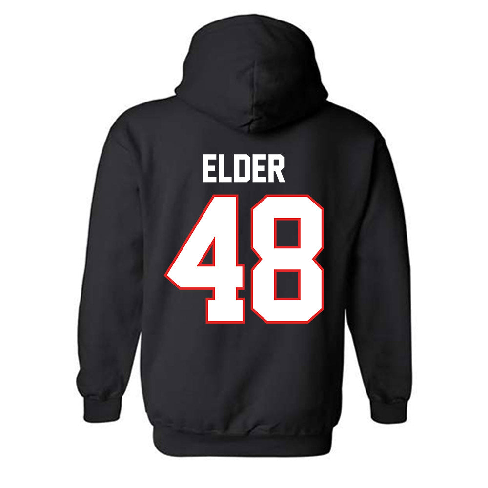 Texas Tech - NCAA Football : Gage Elder - Hooded Sweatshirt Classic Shersey