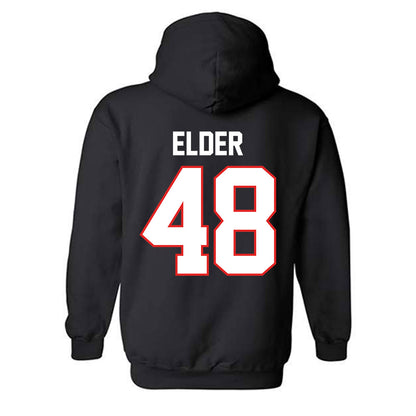 Texas Tech - NCAA Football : Gage Elder - Hooded Sweatshirt Classic Shersey