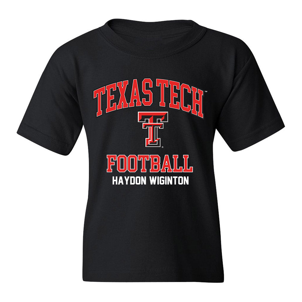 Texas Tech - NCAA Football : Haydon Wiginton - Youth T-Shirt Classic Fashion Shersey