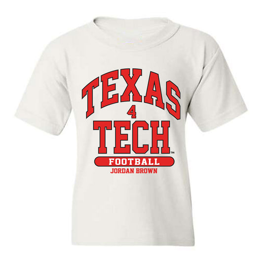 Texas Tech - NCAA Football : Jordan Brown - Youth T-Shirt Classic Fashion Shersey