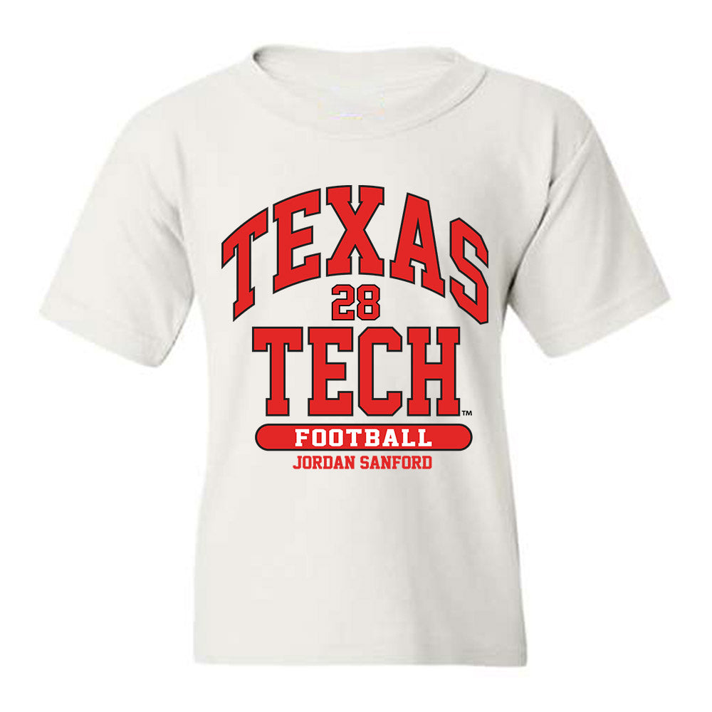 Texas Tech - NCAA Football : Jordan Sanford - Youth T-Shirt Classic Fashion Shersey