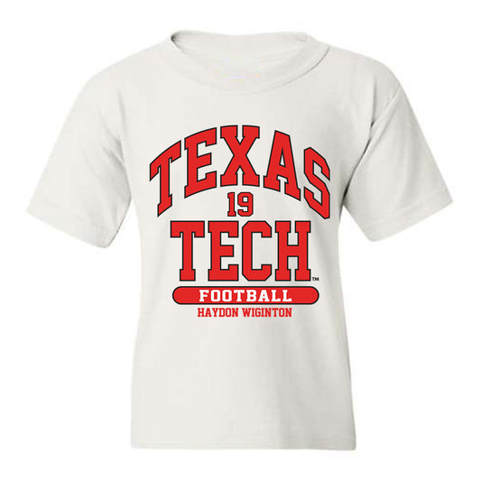 Texas Tech - NCAA Football : Haydon Wiginton - Youth T-Shirt Classic Fashion Shersey