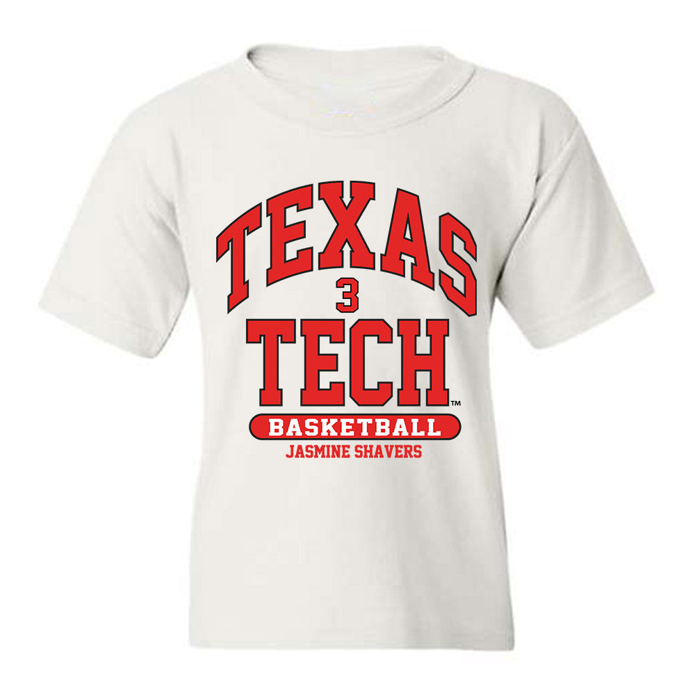 Texas Tech - NCAA Women's Basketball : Jasmine Shavers - Youth T-Shirt Classic Fashion Shersey