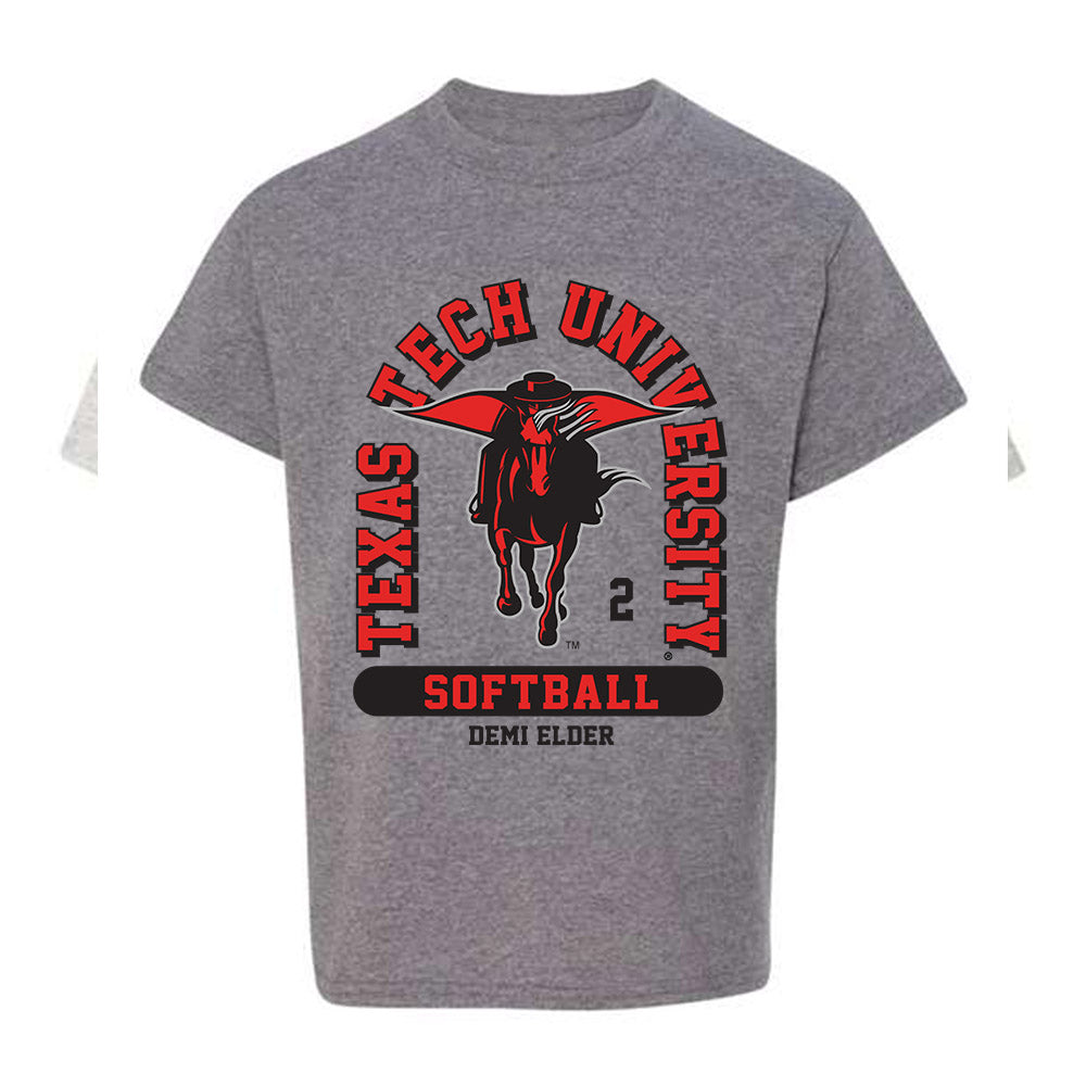 Texas Tech - NCAA Softball : Demi Elder - Youth T-Shirt Classic Fashion Shersey